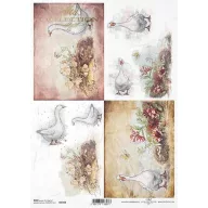 Rizspapír A4 – decoupage technikához – Rizspapírok, kartonok, egyéb papírok #R1348