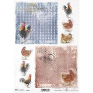 Rizspapír A4 – decoupage technikához – Rizspapírok, kartonok, egyéb papírok #R1351