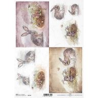 Rizspapír A4 – decoupage technikához – Rizspapírok, kartonok, egyéb papírok #R1355