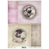 Rizspapír A4 – decoupage technikához – Rizspapírok, kartonok, egyéb papírok #R1373