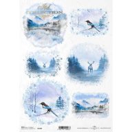 Rizspapír A4 – decoupage technikához – Rizspapírok, kartonok, egyéb papírok #R1486