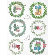 Rizspapír A4 – decoupage technikához – Rizspapírok, kartonok, egyéb papírok #R1495