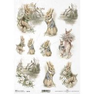 Rizspapír A4 – decoupage technikához – Rizspapírok, kartonok, egyéb papírok #R1578