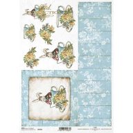 Rizspapír A4 – decoupage technikához – Rizspapírok, kartonok, egyéb papírok #R1581