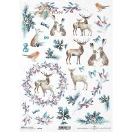 Rizspapír A4 – decoupage technikához – Rizspapírok, kartonok, egyéb papírok #R1629