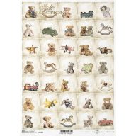 Rizspapír A4 – decoupage technikához – Rizspapírok, kartonok, egyéb papírok #R1805