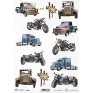 Rizspapír A4 – decoupage technikához – Rizspapírok, kartonok, egyéb papírok #R1902