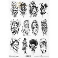 Rizspapír A4 – decoupage technikához – Rizspapírok, kartonok, egyéb papírok #R1949