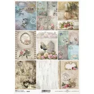 Rizspapír A4 – decoupage technikához – Rizspapírok, kartonok, egyéb papírok #R2037