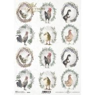 Rizspapír A4 – decoupage technikához – Rizspapírok, kartonok, egyéb papírok #R2055