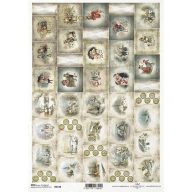 Rizspapír A4 – decoupage technikához – Rizspapírok, kartonok, egyéb papírok #R2138