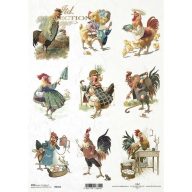 Rizspapír A4 – decoupage technikához – Rizspapírok, kartonok, egyéb papírok #R2165