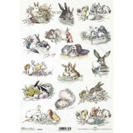 Rizspapír A4 – decoupage technikához – Rizspapírok, kartonok, egyéb papírok #R2168