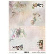 Rizspapír A4 – decoupage technikához – Rizspapírok, kartonok, egyéb papírok #R2172