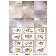 Rizspapír A4 – decoupage technikához – Rizspapírok, kartonok, egyéb papírok #R2175