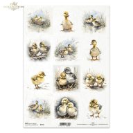 Rizspapír A4 – decoupage technikához – Rizspapírok, kartonok, egyéb papírok #R2347