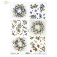 Rizspapír A4 – decoupage technikához – Rizspapírok, kartonok, egyéb papírok #R2385