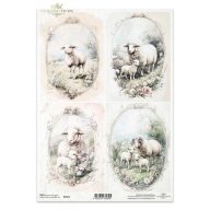 Rizspapír A4 – decoupage technikához – Rizspapírok, kartonok, egyéb papírok #R2561