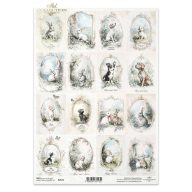 Rizspapír A4 – decoupage technikához – Rizspapírok, kartonok, egyéb papírok #R2573