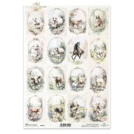 Rizspapír A4 – decoupage technikához – Rizspapírok, kartonok, egyéb papírok #R2575