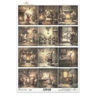 Rizspapír A4 – decoupage technikához – Rizspapírok, kartonok, egyéb papírok #R2667