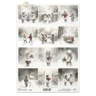 Rizspapír A4 – decoupage technikához – Rizspapírok, kartonok, egyéb papírok #R2684