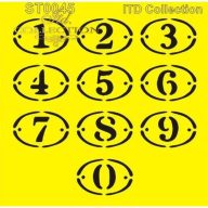 Stencil 16x16cm – kreatív hobby projektekhez – Eszközök, alapanyagok #045A