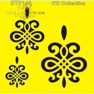 Stencil 16x16cm – kreatív hobby projektekhez – Eszközök, alapanyagok #149B