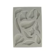 Szilikon nyomóforma A6 - Levelek – kreatív hobby projektekhez