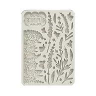 Szilikon öntőforma A5 - Levendula elemek – kreatív hobby projektekhez