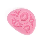 Szilikon nyomóforma lágy kulcslyukak – kreatív hobby projektekhez