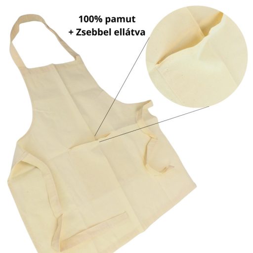 PC kötény zsebbel – kreatív hobby projektekhez – Eszközök, alapanyagok