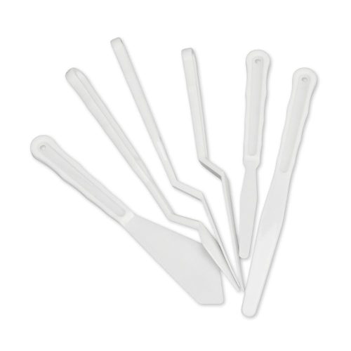 Műanyag festőkés szett 6db-os palettakés