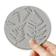 Szilikon kerek forma vegyes levelek krém – kreatív hobby projektekhez