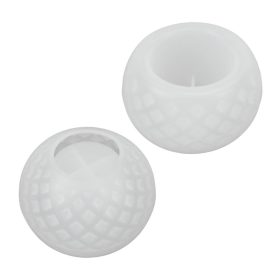   Professzionális szilikon öntoforma, átlátszó, mécsestartó 5,9 x 7,9 cm