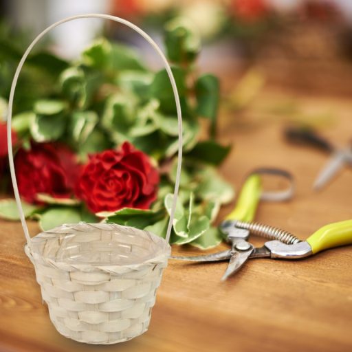 Bambusz füles kaspó mosott fehér 12cm 6db/csomag 200/# – kreatív hobby projektekhez és dekorációhoz – Papelito.hu