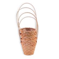 Bambusz füles kaspó barack 14cm 4db/csomag