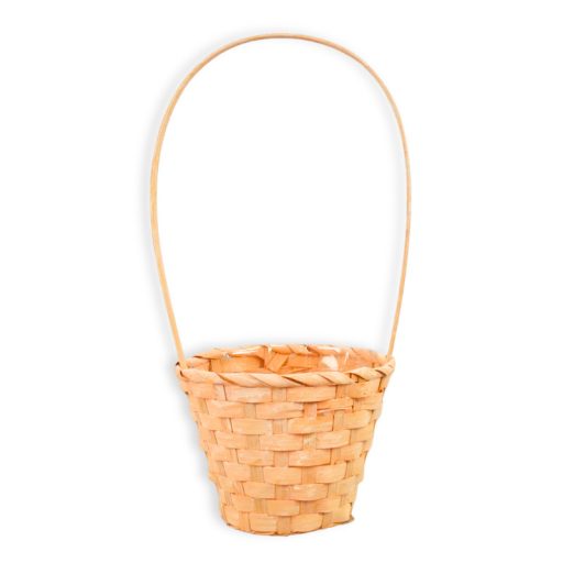 Bambusz füles kaspó barack 14cm 4db/csomag