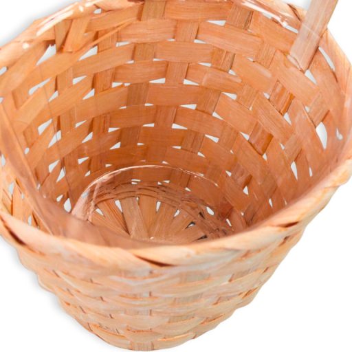 Bambusz füles kaspó barack 14cm 4db/csomag