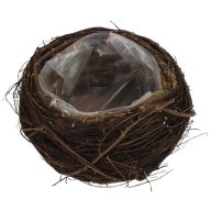 Fonott inda tál barna 20x11cm – kreatív hobby projektekhez és dekorációhoz – Papelito.hu