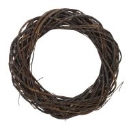 Indás vessző koszorú barna 35cm