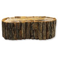 Fakéreg virágláda barna 32x17x10cm