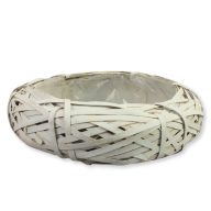 Bélelt fészek fehér 35x10cm