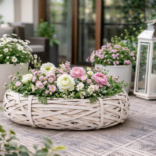 Bélelt fészek fehér 35x10cm