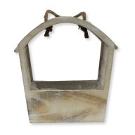 Íves tetejű zsinóros virágtató 28x22x11cm