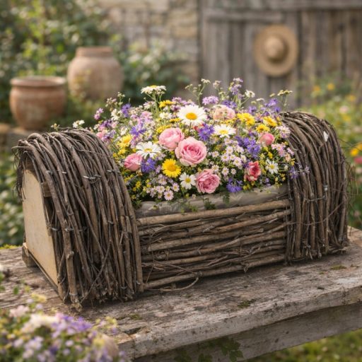 Indás virágláda 30,5x15x11cm