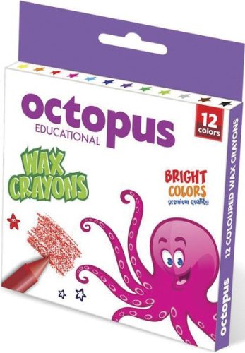 Zsírkréta Octopus 12db-os hengeres M04180K12