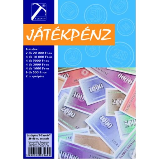 Játékpénz, stancolt 26 db-os N11014000