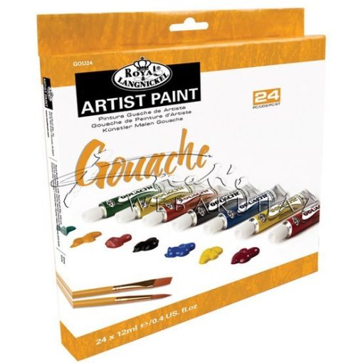 Művész Gouache festék készlet - Royal 24 x 12 ml, tubusos