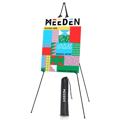 Festőállvány, Acél - MEEDEN Steel Folding Tripod Display Easel 63'' Tall Adjustable - 160cm